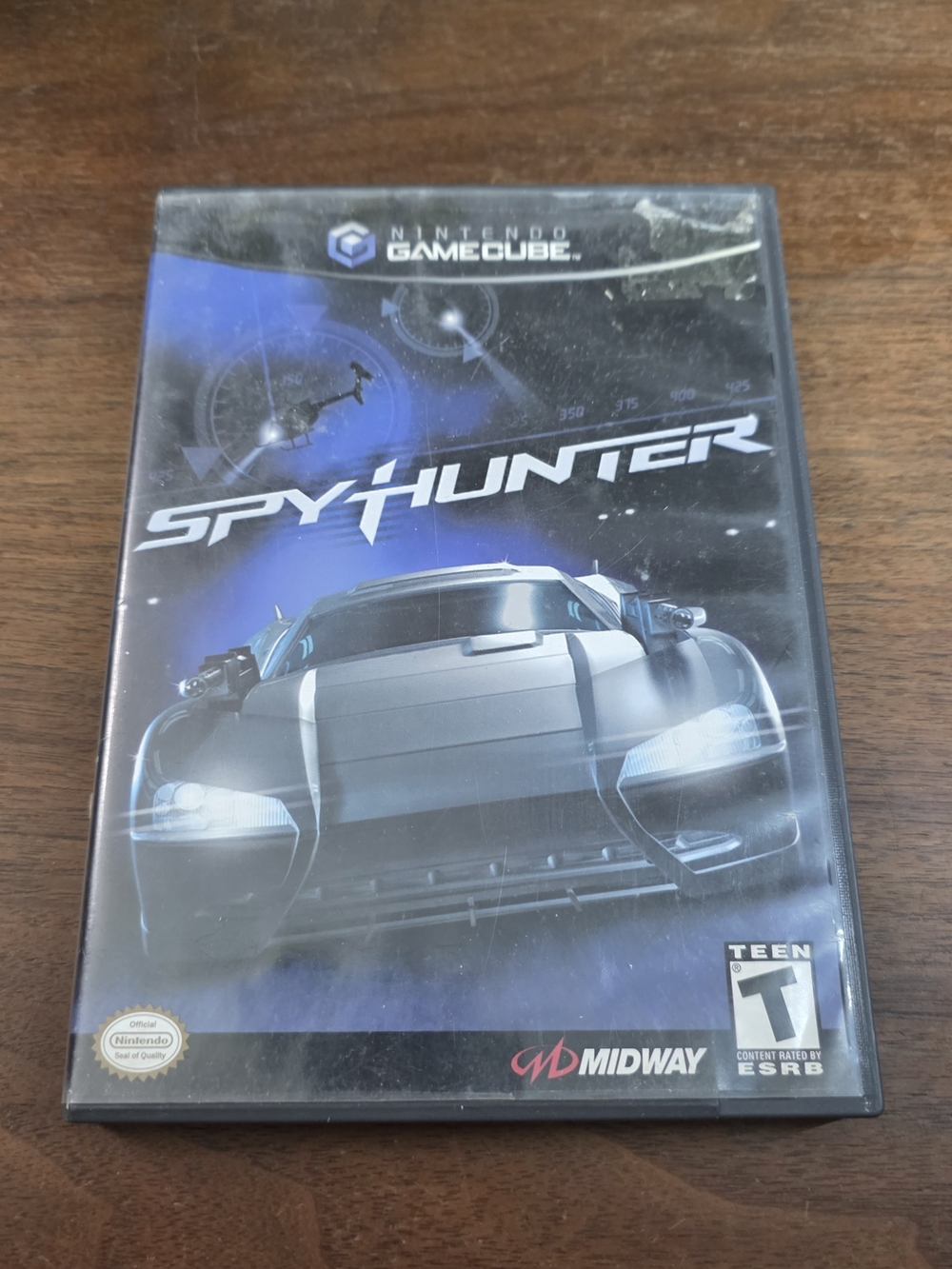 Nintendo SpyHunter - Black & Blue GameCube Case